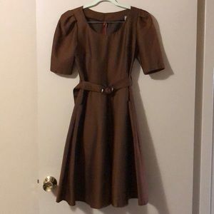 Brown dress, size xs,s